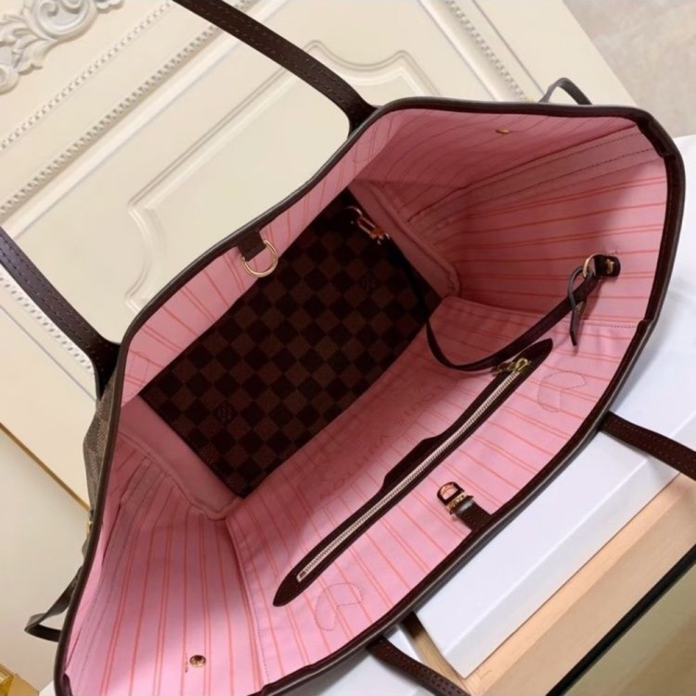 Louis Vuitton Bags Neverfull Damier Ebene Canvas MM totes - Picture 4 of 5